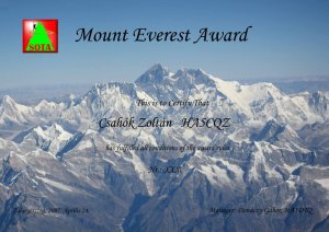 Mount Everest diploma